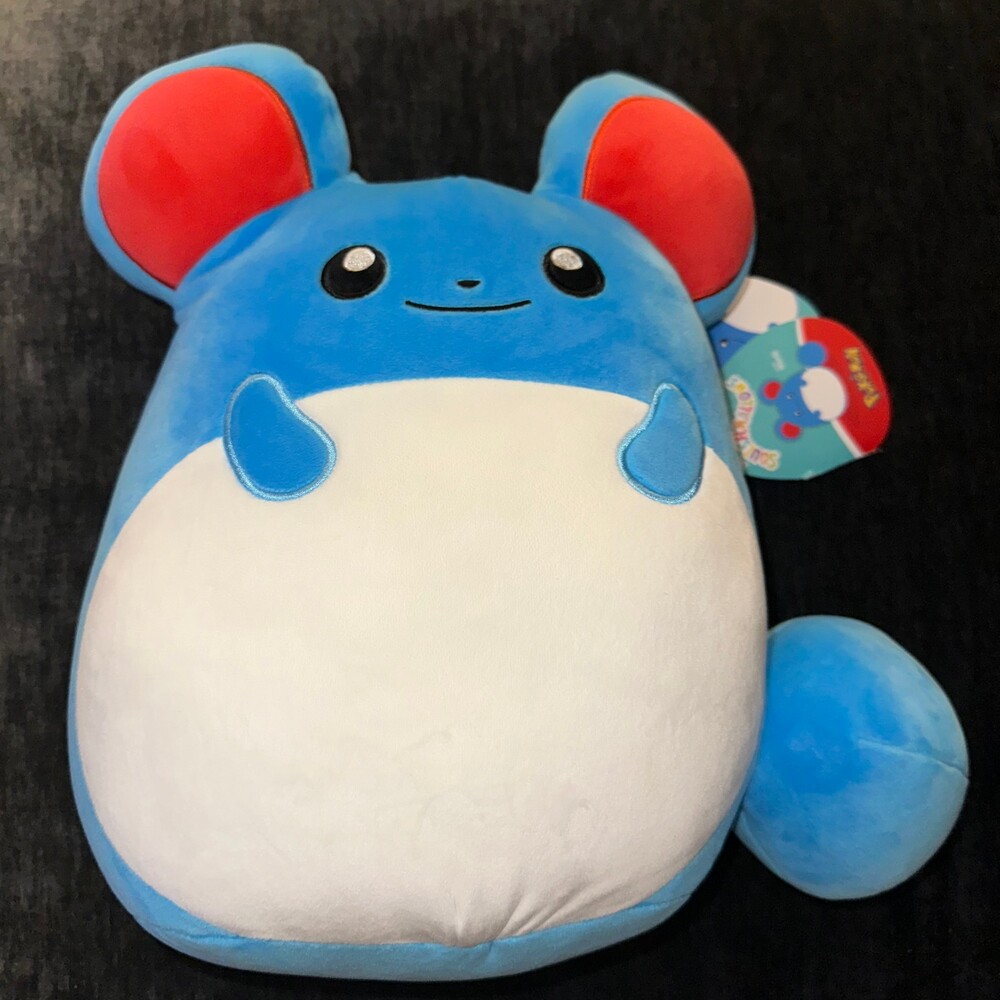 Pokémon Marill Squishmallows 10” Plush NWT Jazwares Kellytoy SQPK00053